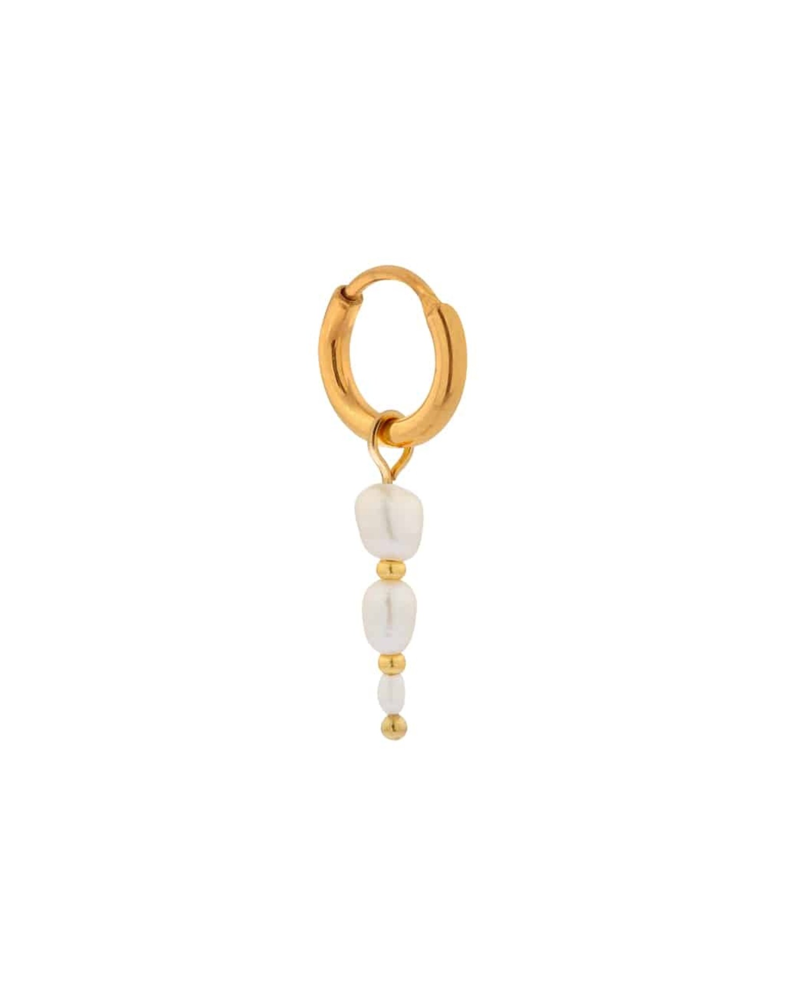 Oorring Parels triple 1 stuk