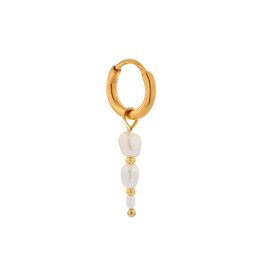 Oorring enkel Parels triple