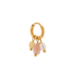 Oorring enkel Gemstones big