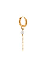 Oorring Pearl chain 1 stuk