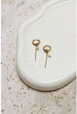 Oorring Pearl chain 1 stuk