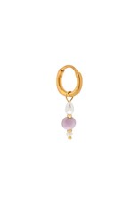 Oorring Mysty lilac  1stuk