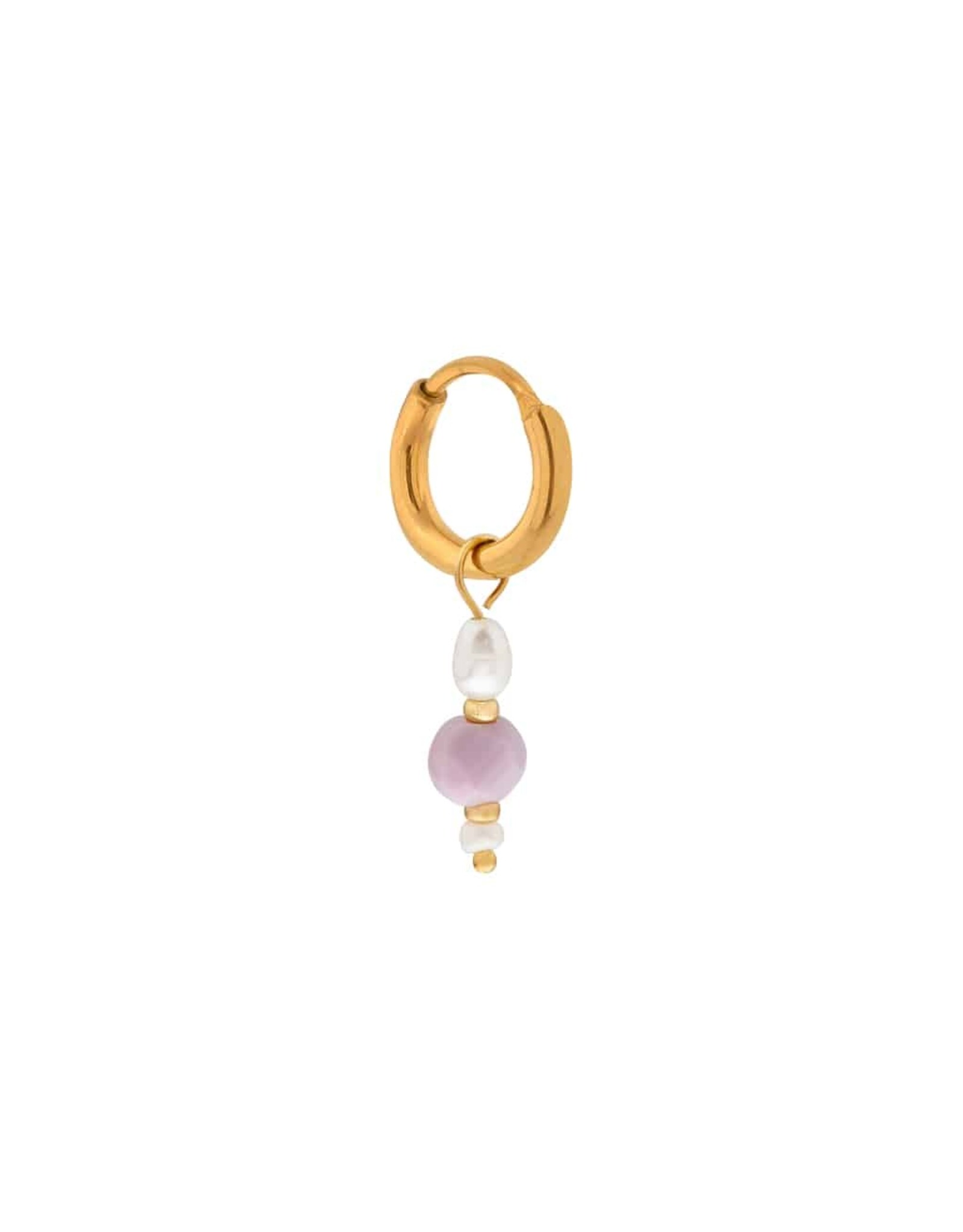 Oorring Mysty lilac  1stuk
