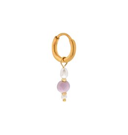 Oorring enkel Mysty lilac