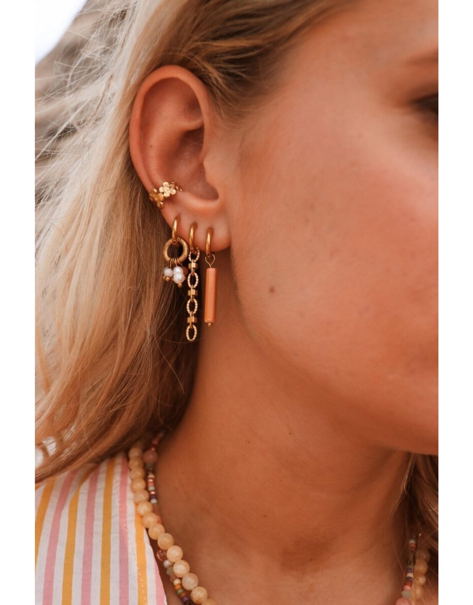 Oorring Viva colore 1 stuk