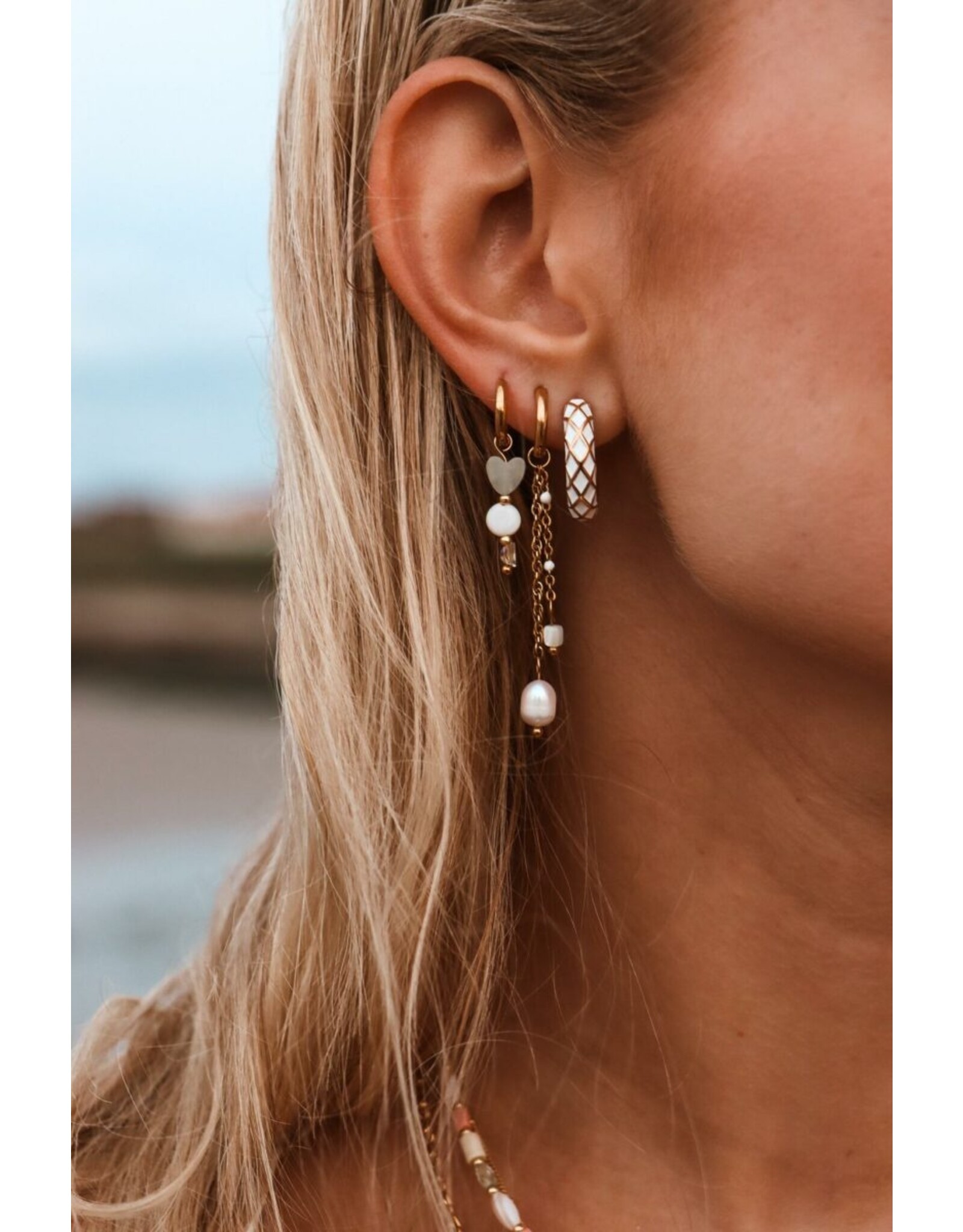 Oorring enkel Mermaid tail