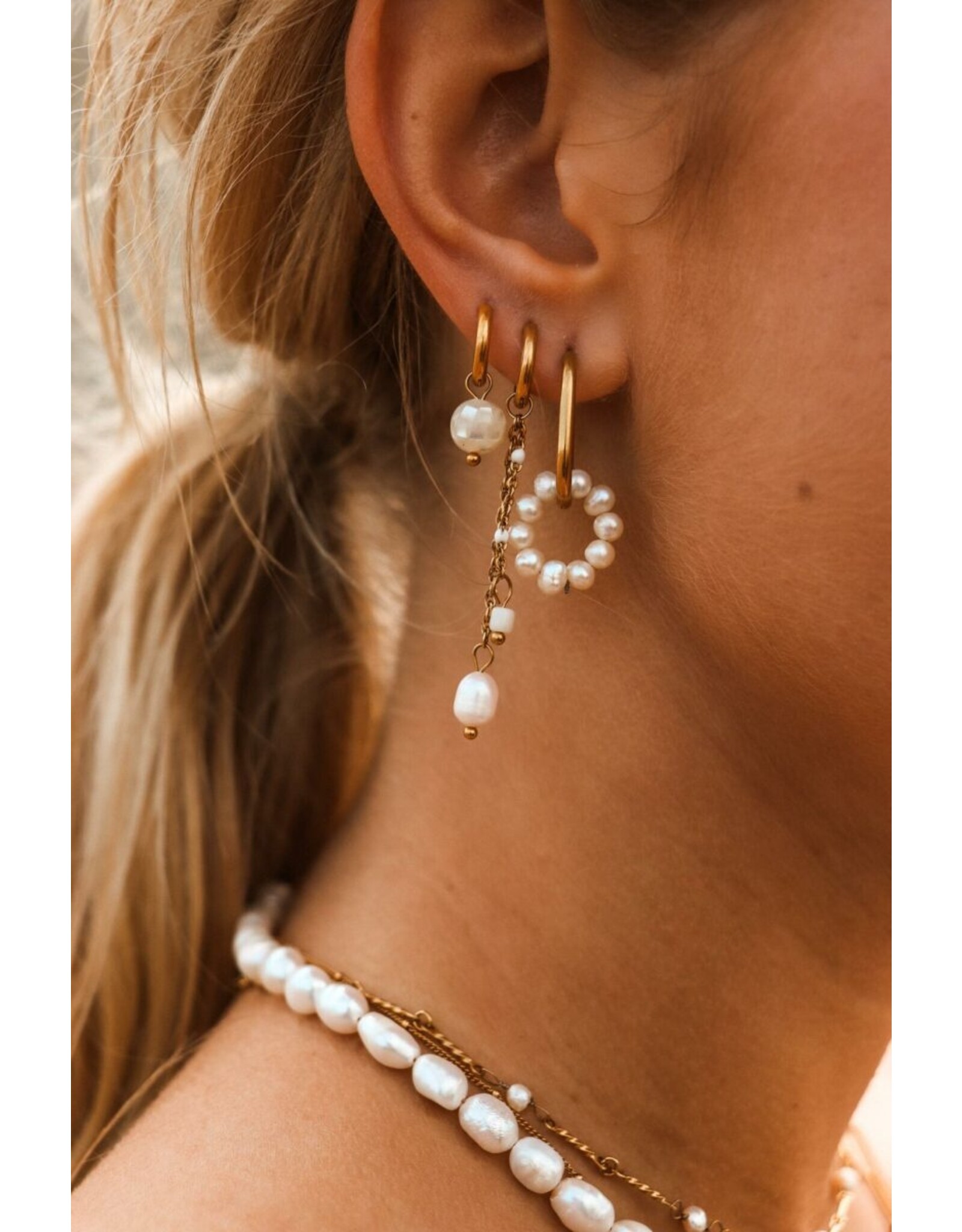 Oorring enkel Mermaid tail