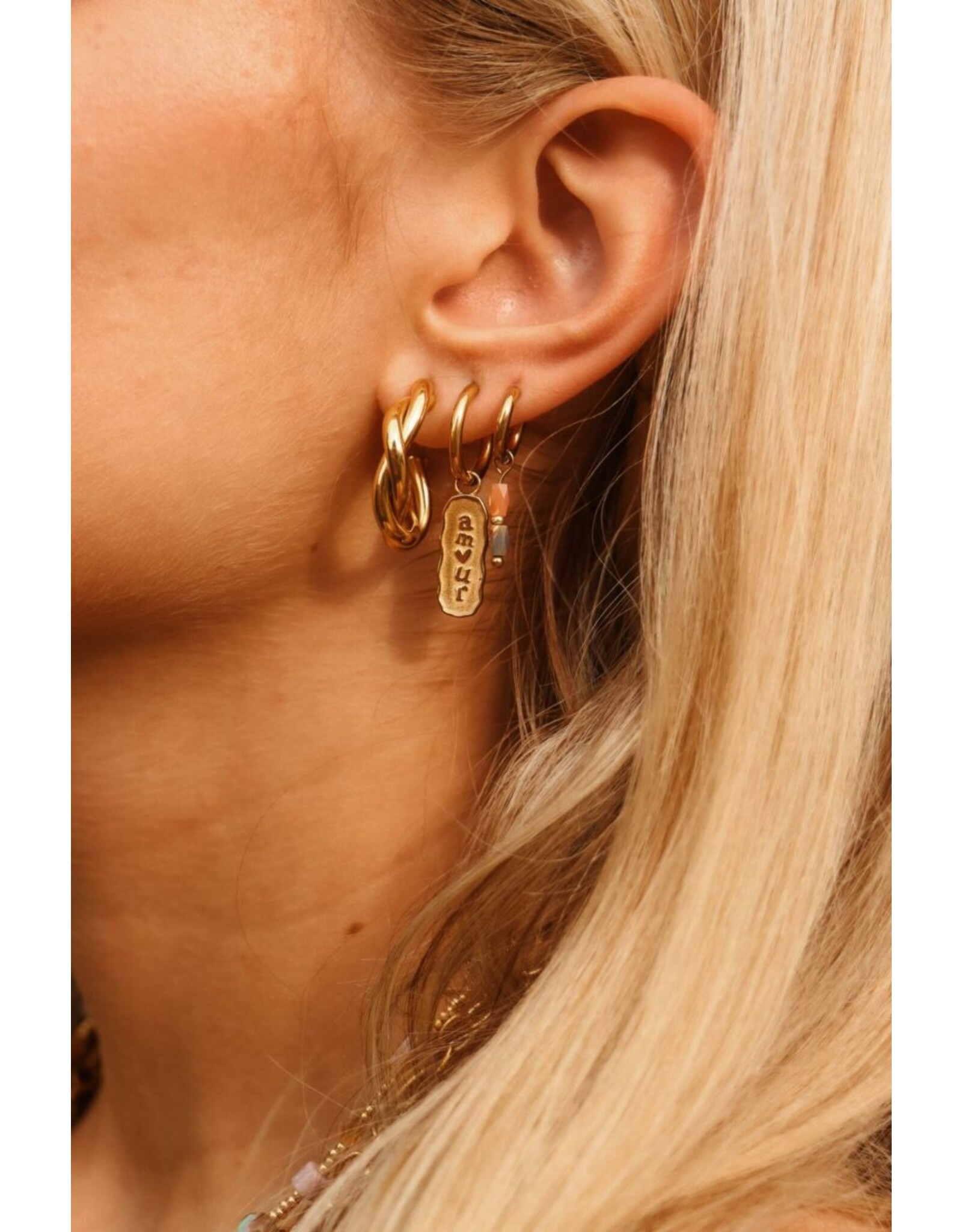 Oorringen Hoops braided