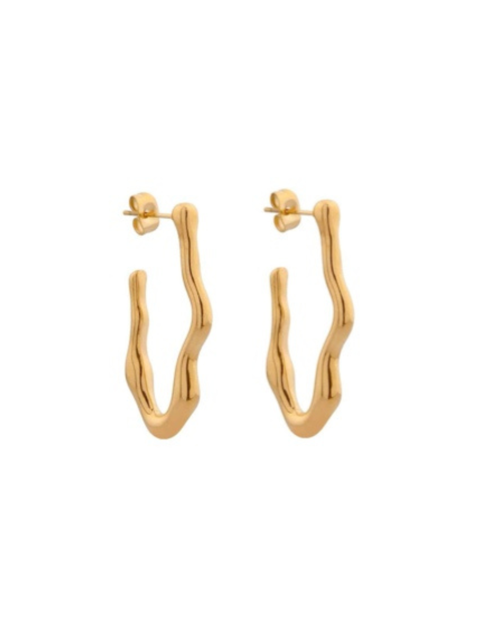 Oorringen Hoops wavy