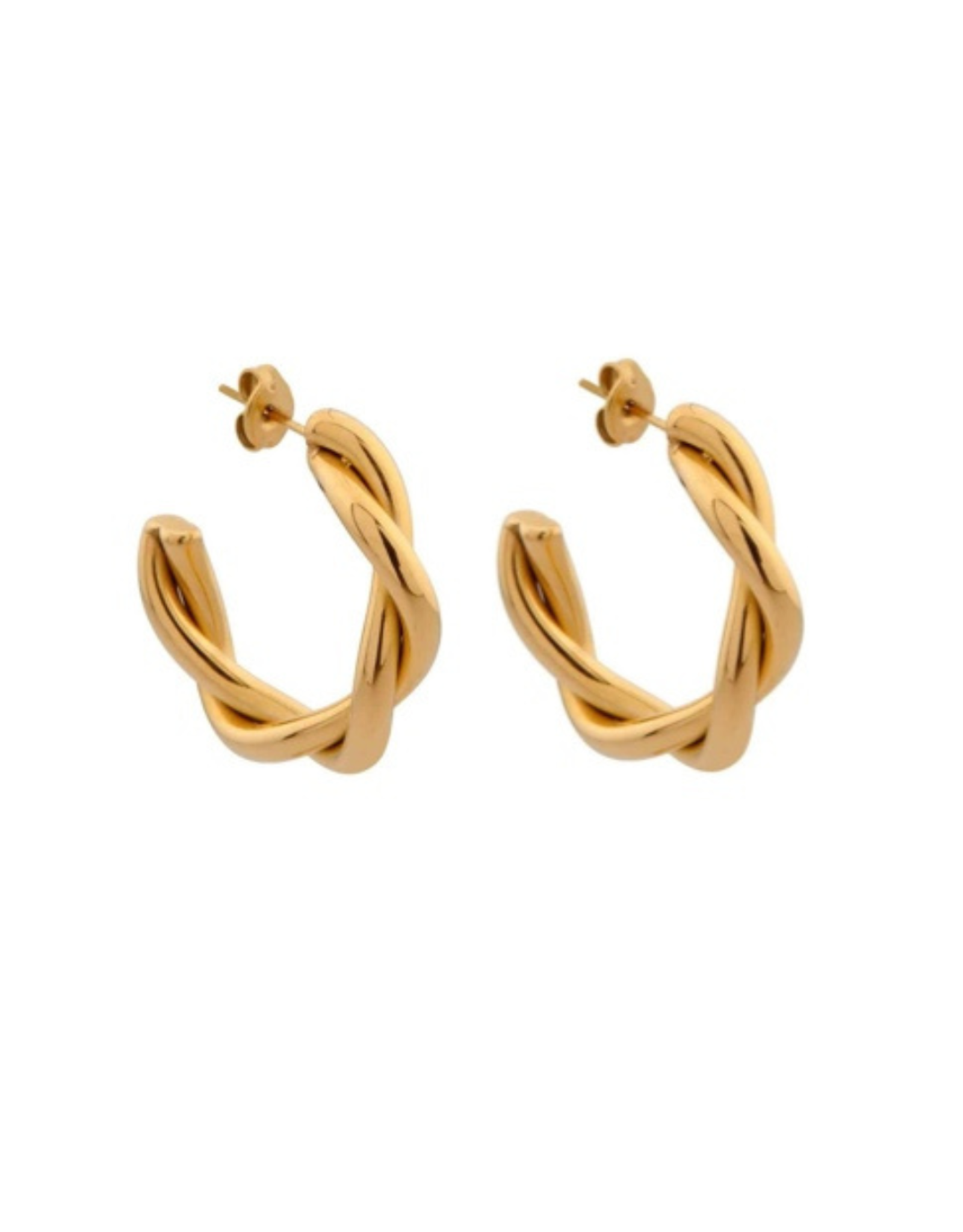 Oorringen Hoops braided