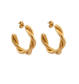 Oorringen Hoops braided
