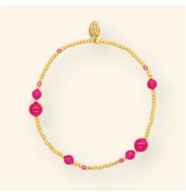 Armband Bubble fucshia