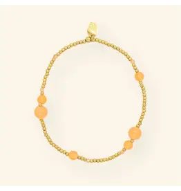 Armband Bubble oranje