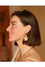 Oorringen koraal blauw