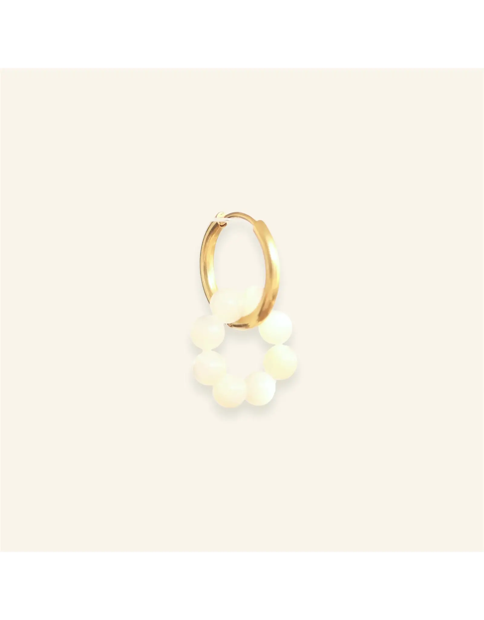 Oorringen Donut white