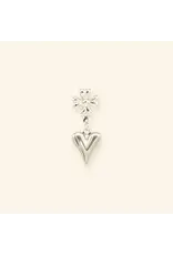 Oorringen klaver + hart