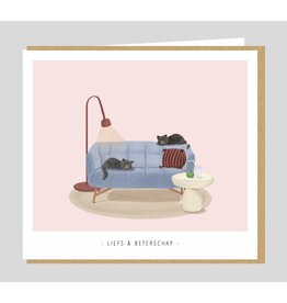 Wenskaart 'Liefs & beterschap'