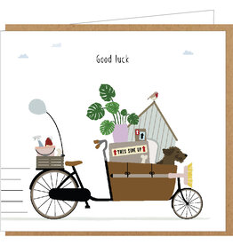 Wenskaart Frits 'Good luck'