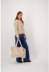 Shopper Faux fur beige