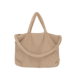 Shopper Faux fur beige
