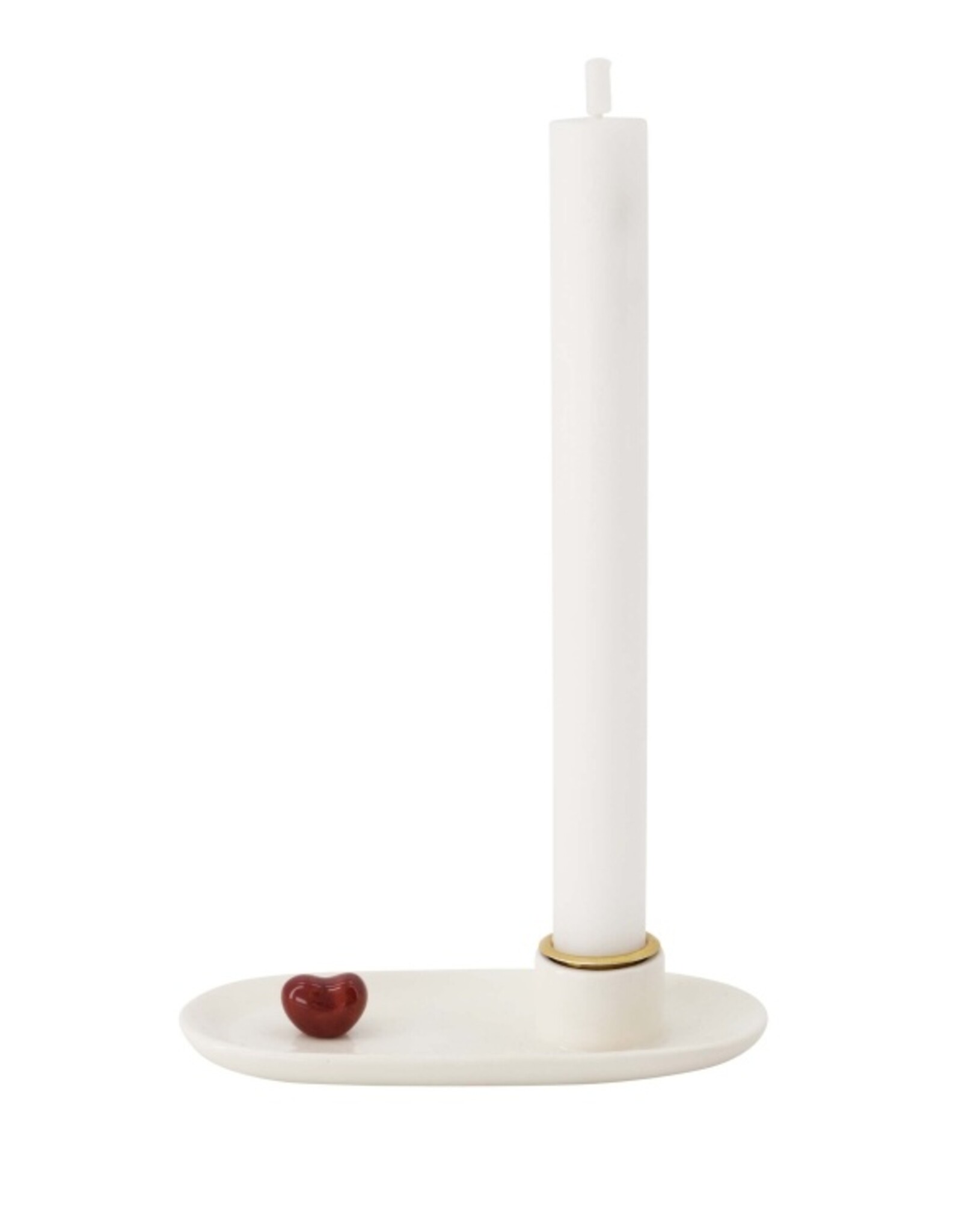 Kandelaar hartje rood