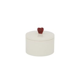 Bewaarpot hartje rood