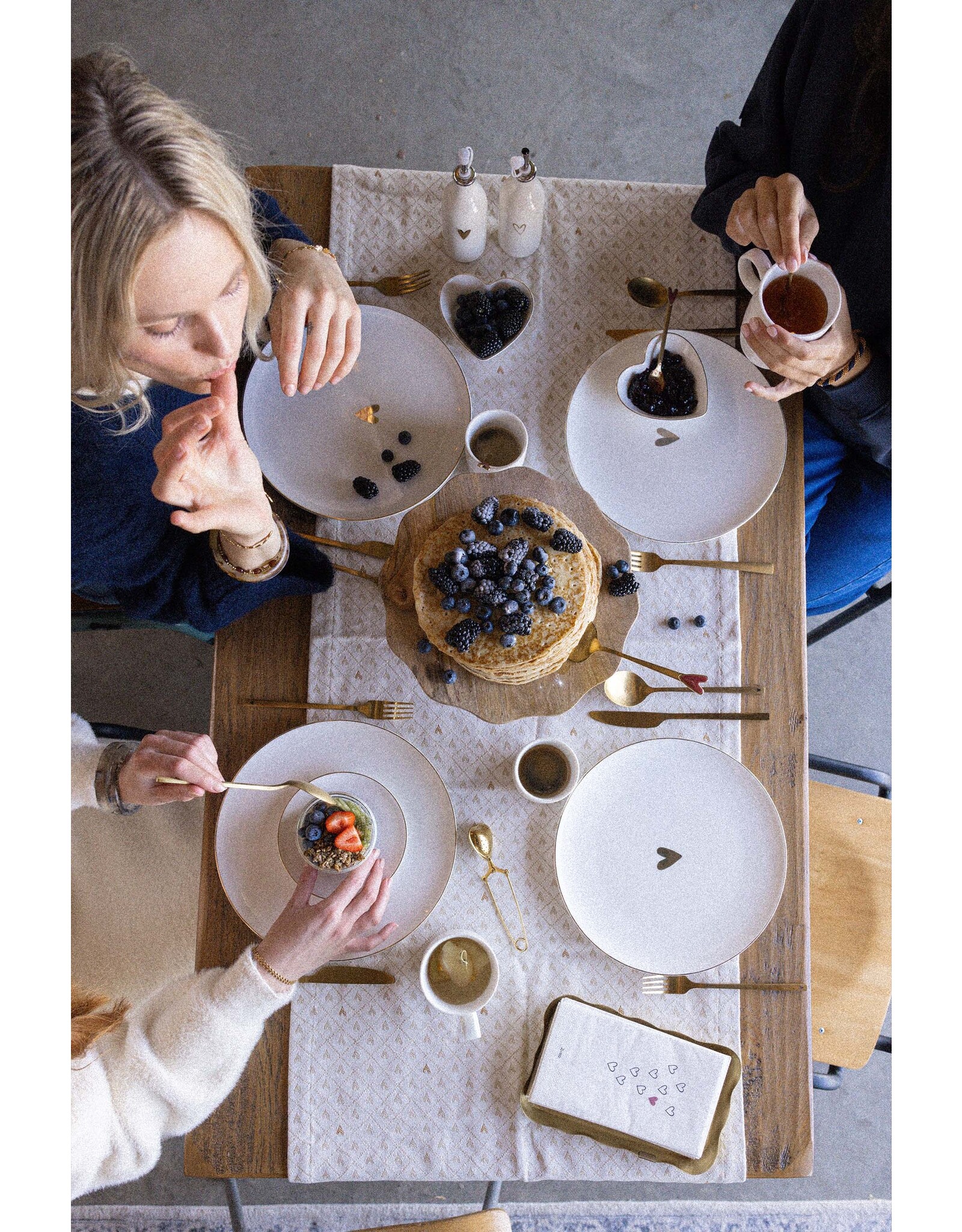 Theezeef hartje goud