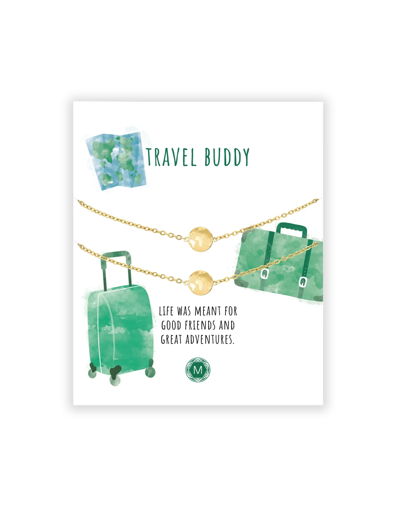 Set 2 armbanden Travel buddy