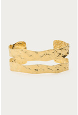 Bangle dubbel gehamerd