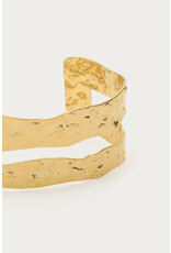 Bangle dubbel gehamerd