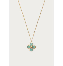 Ketting klaver lichtblauw