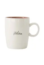 Theemok cup of positivitea wit/lila/zwart