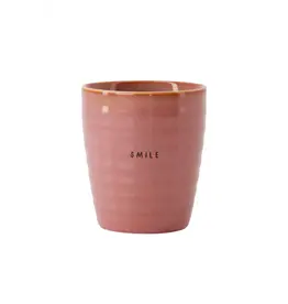 Koffiemok smile burgundy