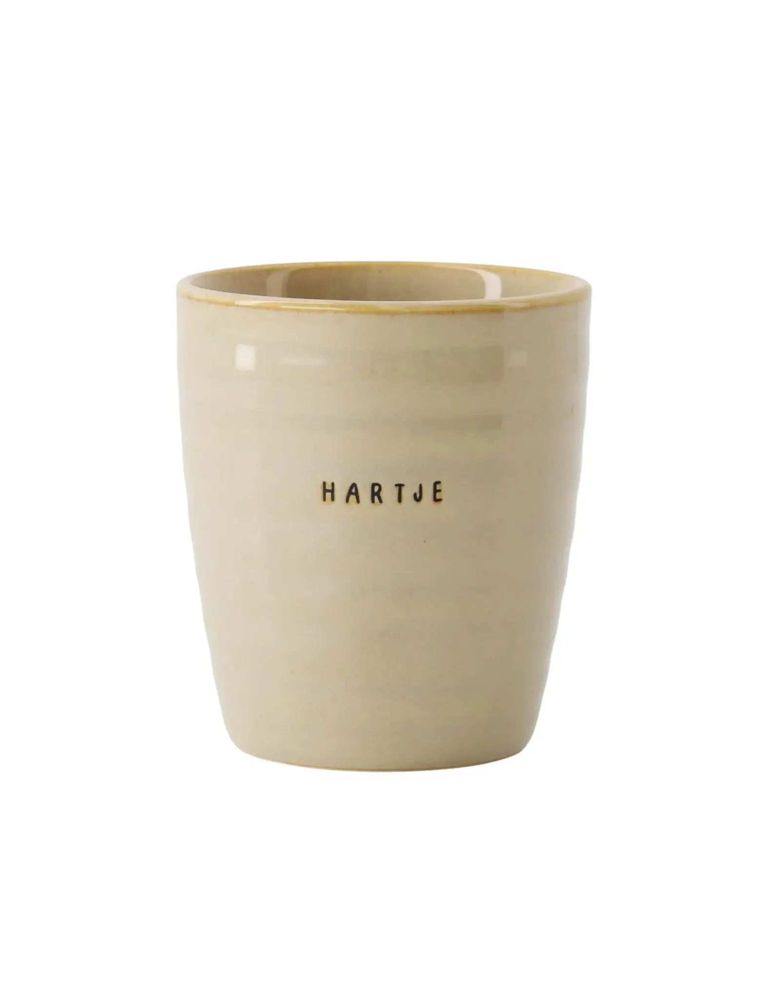 Koffiemok hartje zand