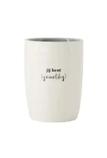 Koffiemok je bent geweldig wit/grijsblauw