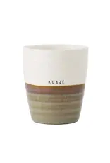 Koffiemok kusje grijsblauw