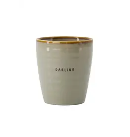 Koffiemok darling grijsblauw