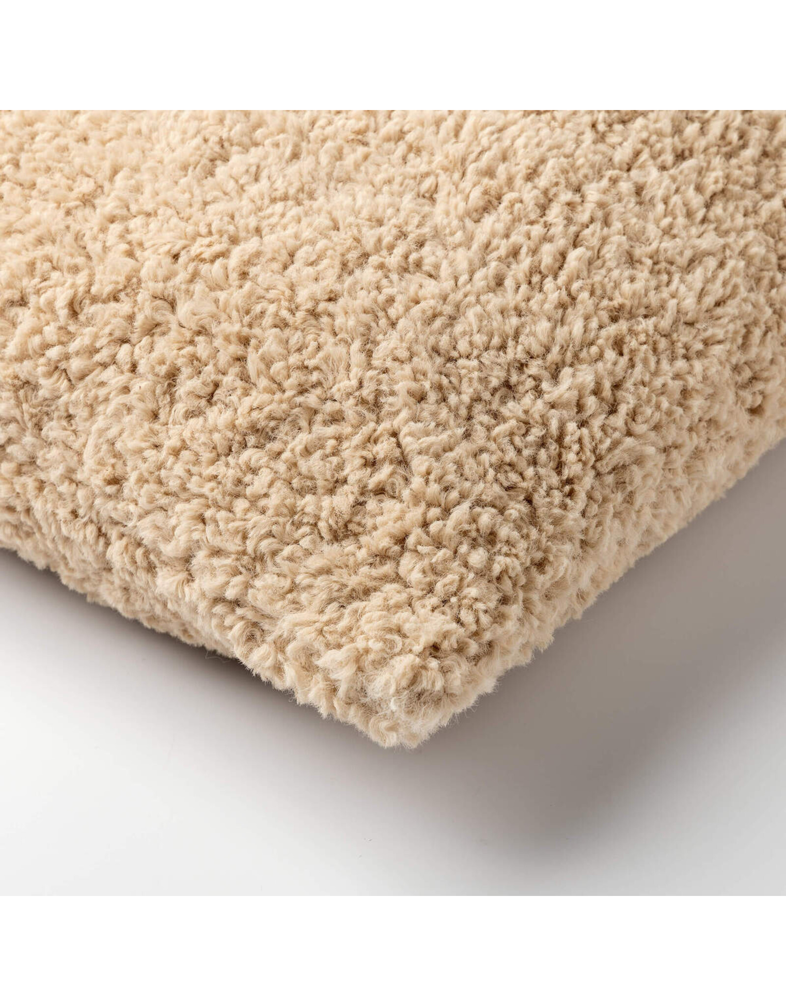 Kussen teddy beige