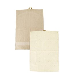 Keukenset hartjes wit/zand