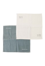 Vaatdoekjes Zo leuk wit/blauw