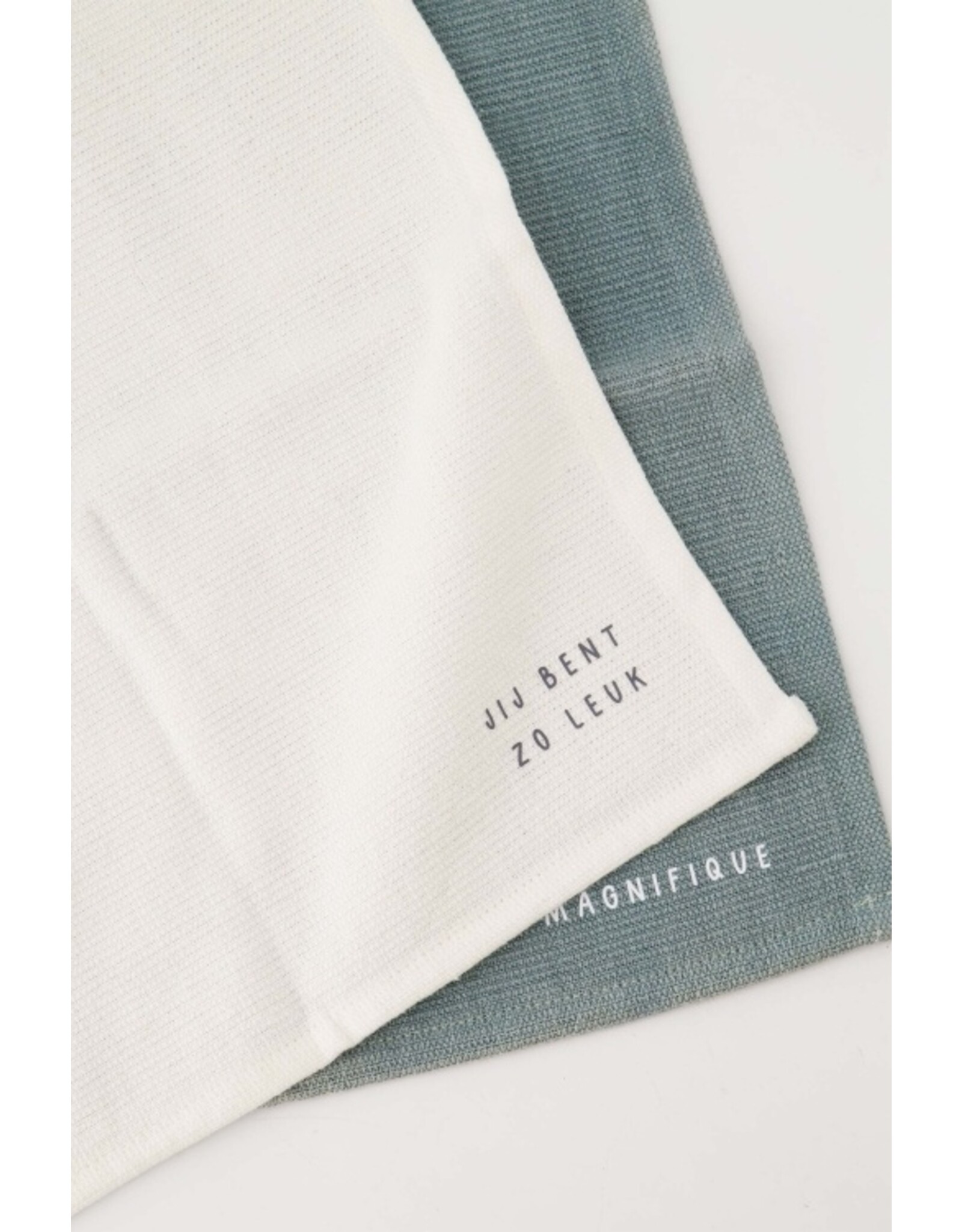 Vaatdoekjes Zo leuk wit/blauw