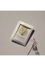 Ketting cirkel green silver