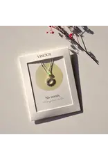 Ketting dubbel green silver