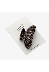 Haarspeld bruin print raster