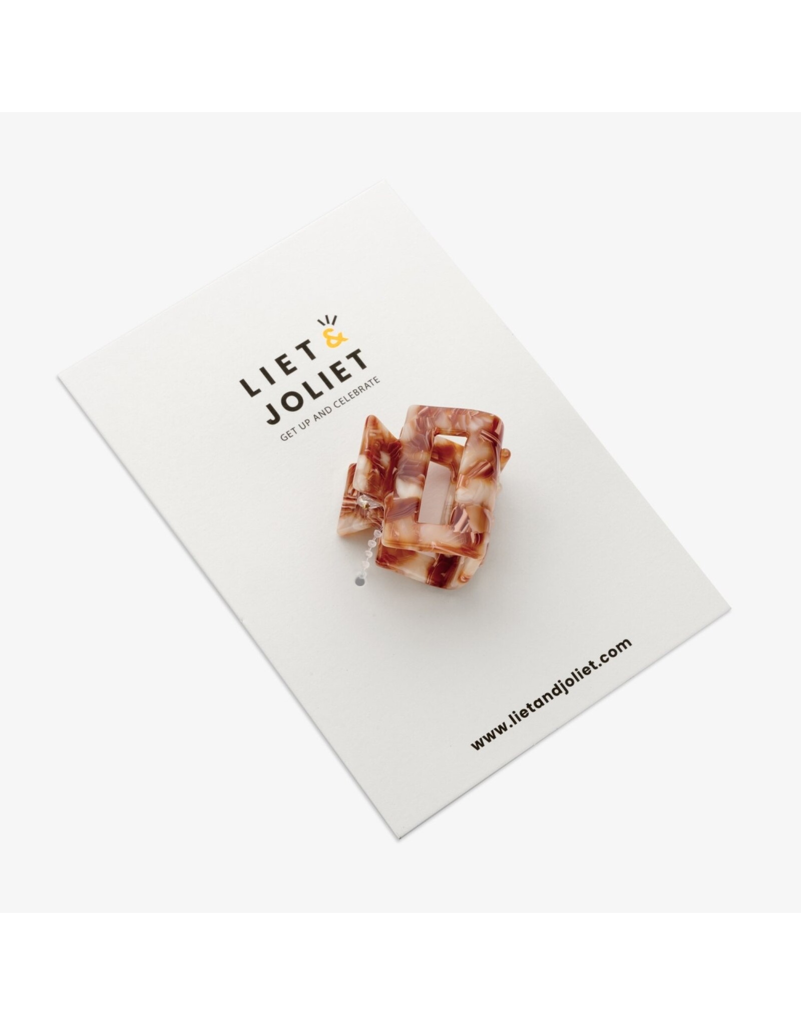 Haarspeld mini honingbruin