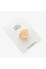 Haarspeld mini beige/wit