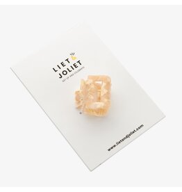 Haarspeld mini beige/wit