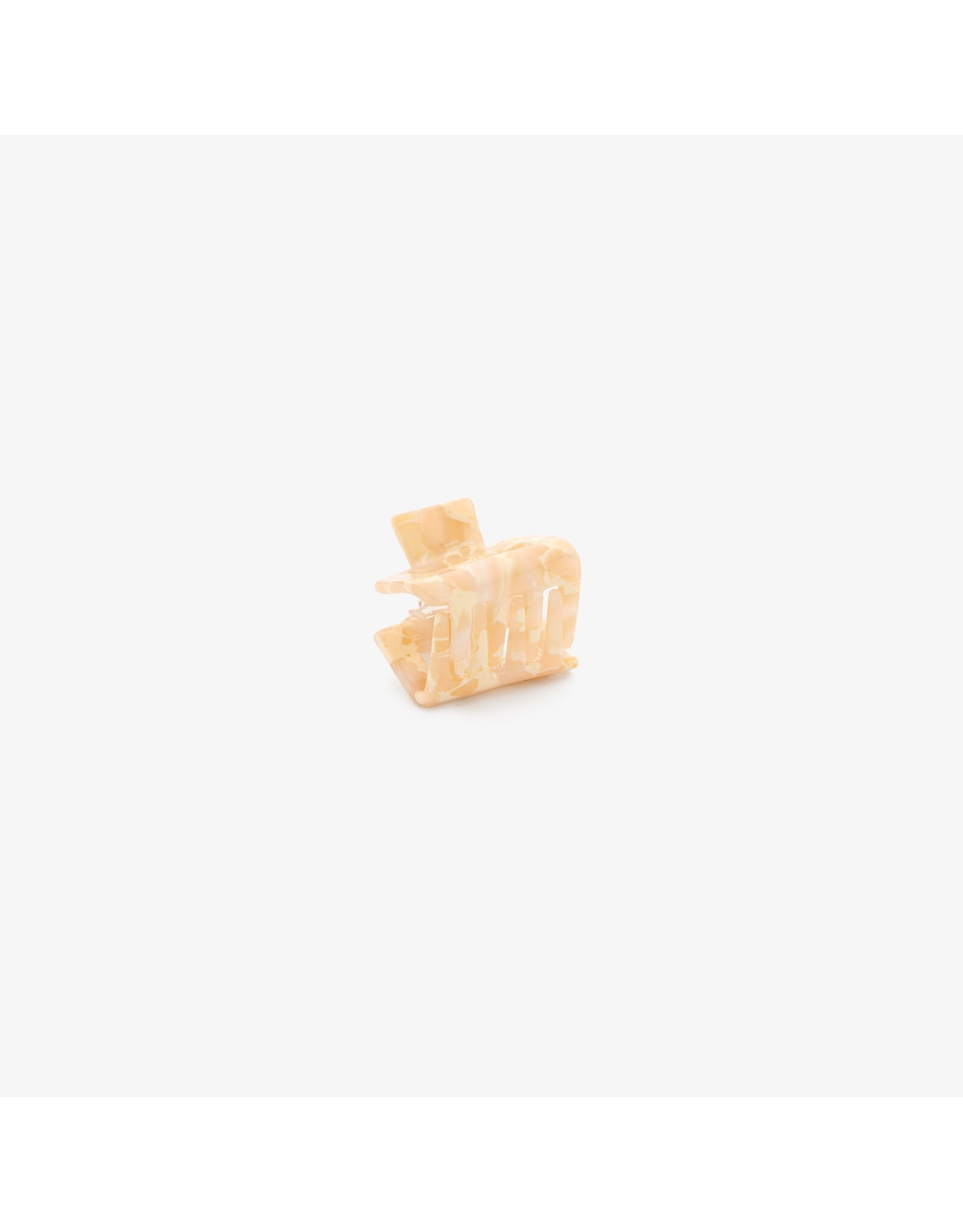 Haarspeld mini beige/wit