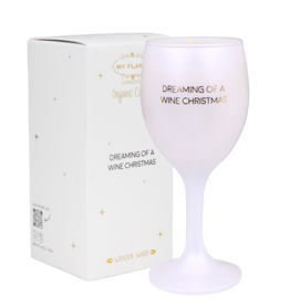 Geurkaars Dreaming of a wine Christmas
