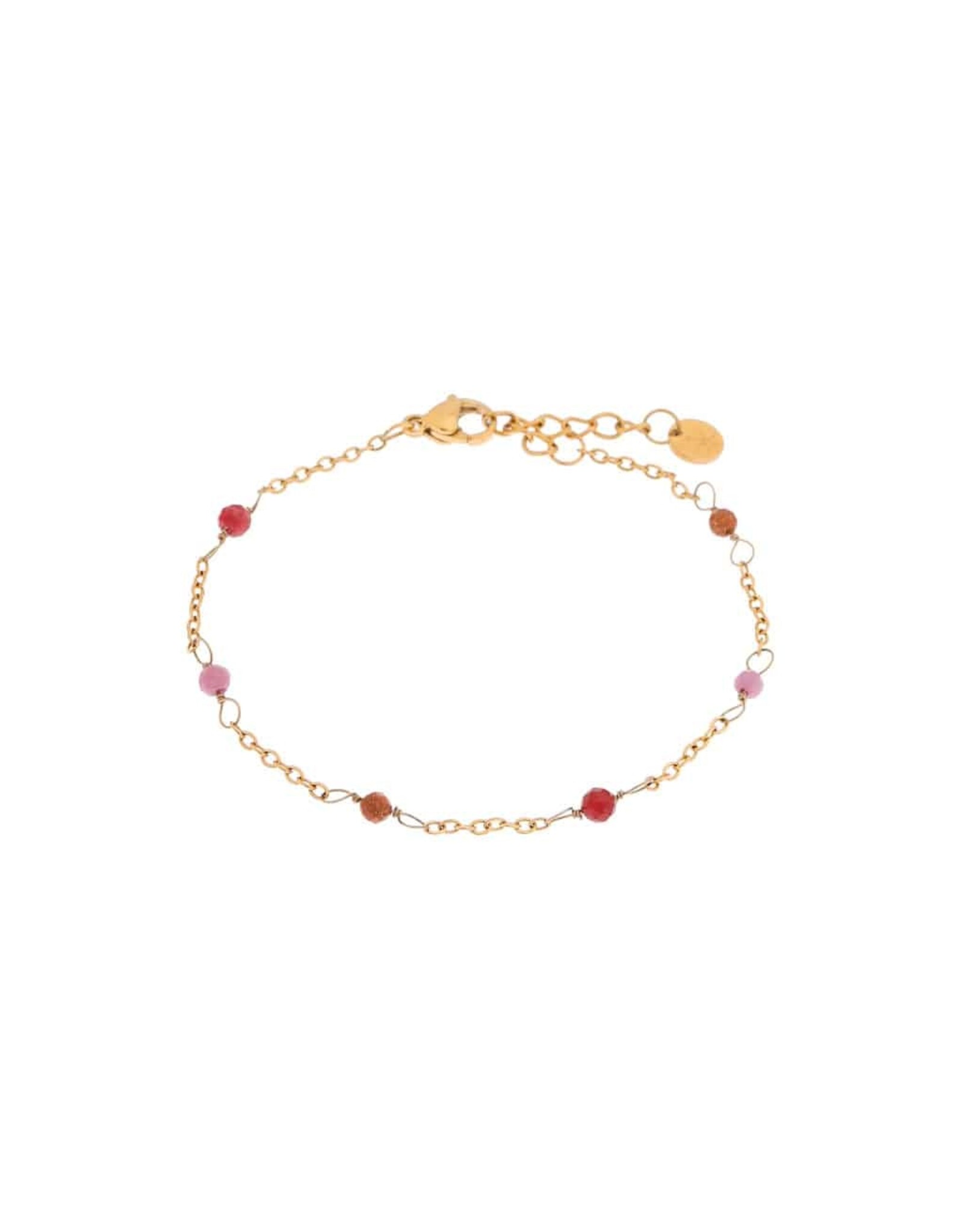 Armband dottie ruby